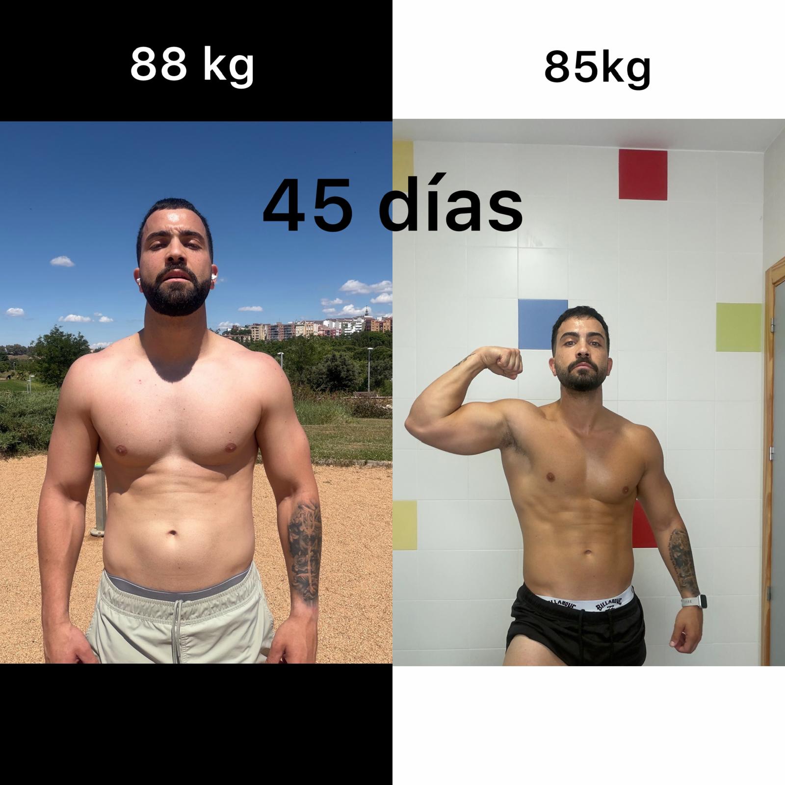 -3 KG EN 45 DÍAS